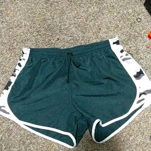 Hunter green shorts